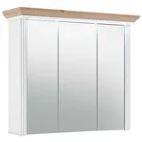 Die Möbelfundgrube Jasmin 83 cm weiß mit LED-Beleuchtung