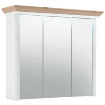 Die Möbelfundgrube Jasmin 83 cm weiß mit LED-Beleuchtung