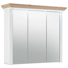 Die Möbelfundgrube Jasmin 83 cm weiß mit LED-Beleuchtung