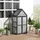 Outsunny Gewächshaus 3 Ebenen aufklappbares Dach Holz Polycarbonat wetterfest Natur 70,5x42x132cm