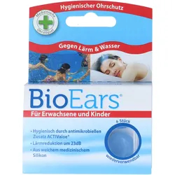 BioEars Silikon-Ohrstöpsel antimikrobiell