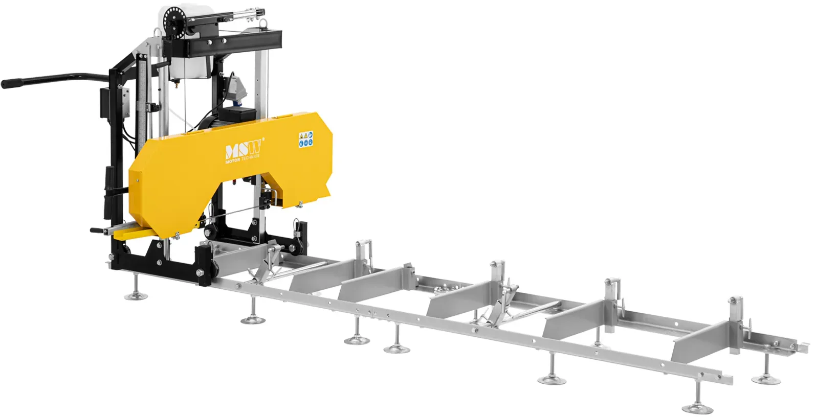 MSW Blockbandsäge - 2,6 kW - 2800 U/min - Rollbahn 3 m MSW-WOOHS-E3600K