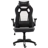 Raptor Gaming GS-50 Gamingstuhl, schwarz/weiß