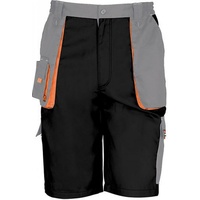 Result Work-Guard Lite Shorts - black;grey;orange - 3XL