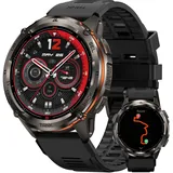 Kospet Tank T3 Ultra 2 BT 48 mm Kunststoffgehäuse schwarz Silikonarmband schwarz One Size