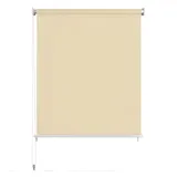 vidaXL Außenrollo 160 x 140 cm Cremeweiß