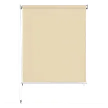 vidaXL Außenrollo 160 x 140 cm Cremeweiß