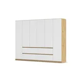 Rauch Drehtürenschrank MAINZ 271 x 210 x 54 cm Braun