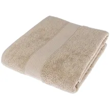 Homescapes Flauschiges Premium Frottee Saunatuch 100 x 180 cm beige