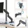 HJH Office VM-MG1S Monitorhalterung Schwenkarm Schwarz