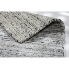 Schöner Wohnen Wollteppich "Elara 6025", grau (anthrazit), B:200cm H:15mm L:300cm, Wolle, SCHÖNER WOHNEN-KOLLEKTION, Teppiche, handweb, Wolle, natürlich, Wohnzimmer, Schöner Wohnen Kollektion