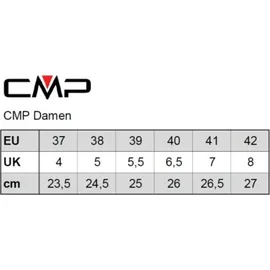 CMP Rigel Low WP Damen Antracite/Off White 37
