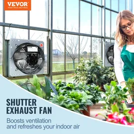 Vevor 40,6 cm Abluftventilator Aluminium