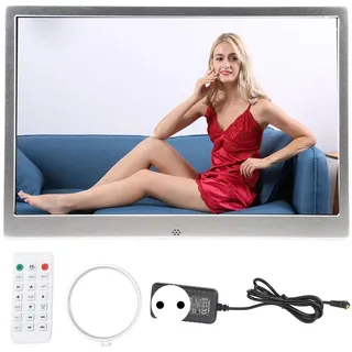 13-Zoll-Digital-Bilderrahmen, 1280 X 800 HD-Aluumlegierung, Automatischer Smart-Bilderrahmen mit Fernbedienung und Ständer für Freunde, Familie, Heimdekoration