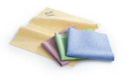 MEGA Clean Professional Mikrofaser Kunstledertuch gelocht 103 , 1 Stück, Farbe: grün