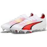 Puma Ultra Ultimate MxSG Fußballschuhe 42White Black Fire Orchid Red