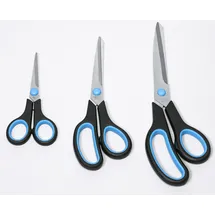 Westcott Papierscheren-Set Easy Grip, 3 St.