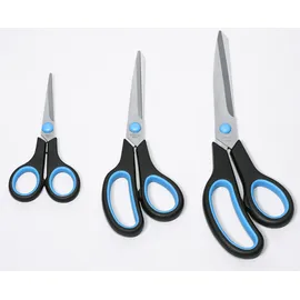 Westcott Papierscheren-Set Easy Grip, 3 St.