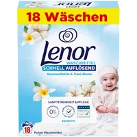 Lenor Sensitiv Waschmittel Pulver 1,0 kg 18 WL