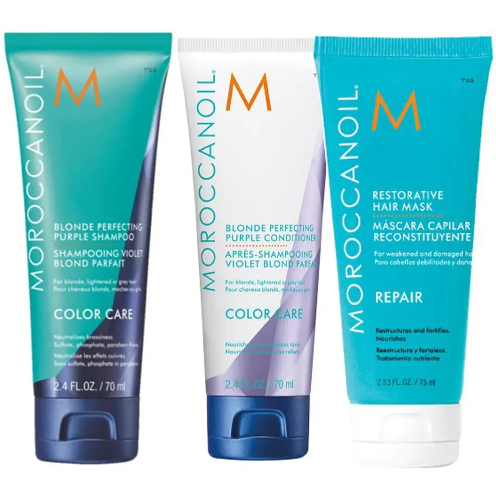 Moroccanoil Blonde Bundle Set