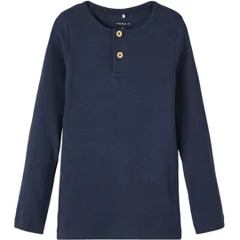 NAME IT Jungen, Nmmkab Ls Top Noos Langarm Shirt, Dark Sapphire, 110, - 110