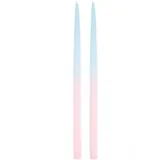 Rico Design Spitzkerzen 28 cm blau rosa