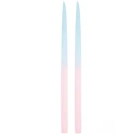 Rico Design Spitzkerzen 28 cm blau rosa