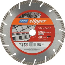 NORTON Clipper Diamantscheibe Standard Beton Turbo Ø230 mm