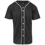 URBAN CLASSICS Baseball Mesh Jersey - Schwarz