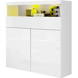 OTTO home Highboard 100 x 121,5 x 40 cm Weiß