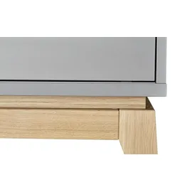 Paidi Sten Lowboard 123,5x46,5x39,6 cm Grau/Eiche Holz
