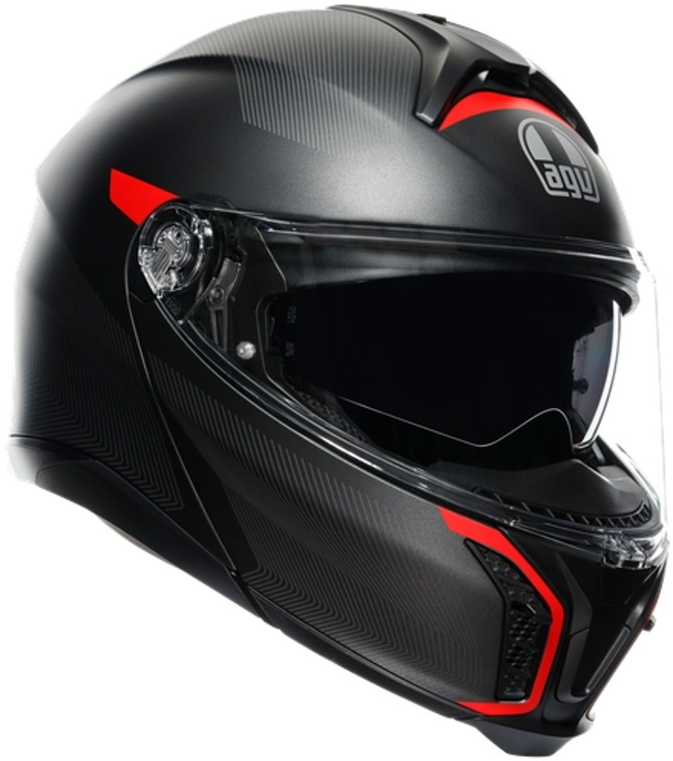 AGV Tourmodular Frequency Helm, grau-silber, Größe S für Männer