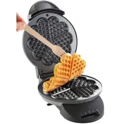 Tefal Waffeleisen Herzform Ultracompact, 1000 Watt WM310D , 1 Waffeleisen