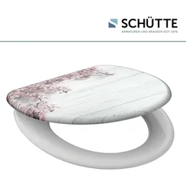 Schütte WC-Sitz Flowers&Wood Duroplast Mehrfarbig
