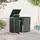 vidaXL Mülltonnenbox 138 x 77,5 x 112,5 cm anthrazit