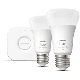 Philips Hue White & Color Ambiance E27 1100 lm 2 St. + Bridge