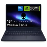 Alienware 16 Aurora Gaming Laptop AC16250 16" WQXGA 120Hz 100% sRGB Display, Intel Core 7 240H Series 2, NVIDIA GeForce RTX 5060, 16GB RAM, 1TB SSD, Windows 11 Home, Weiß beleuchtete QWERTZ-Tastatur