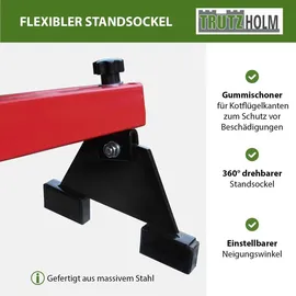 Trutzholm Werkstattkran Stahl rot Tragkraft 300 kg verstellbar