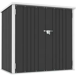 Garten-Geräteschrank »mit Bodenrahmen«, wetterfest und langlebig, nahezu wartungsfrei, 78595012-0 anthrazit -beige