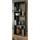 inn.furn Regal Grau, 159 x 54 cm Standregal mit 7 Fächern Merlyn
