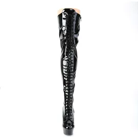Pleaser DELIGHT-3023 Damen Schwarz 40