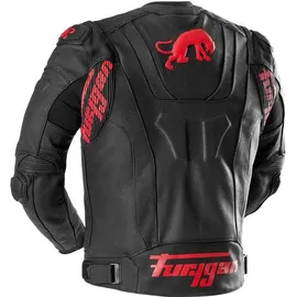 Furygan Raptor Evo 3 Lederjacke Schwarz/Rot 3XL