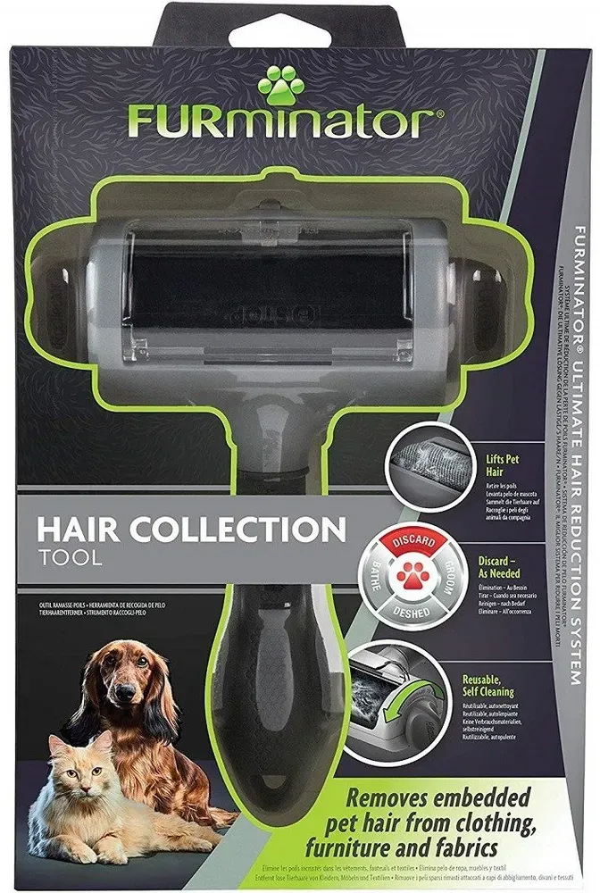 FURminator-Rolle mit einem Behälter zum Reinigen der Haare (Rabatt für Stammkunden 3%)