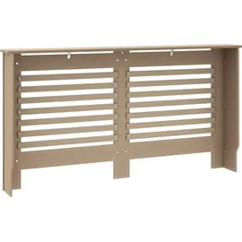 vidaXL Heizkörperverkleidung 152x19x81,5 cm MDF
