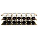 Proregal Weinregal Natur Holz, Kiefer, Rechteckig, 72.5x22.5x24.5 cm, Wohnzimmer, Regale, Weinregale