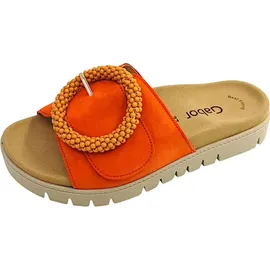 Gabor 63.745 Damen, Pantolette orange Freizeit NEU / Orange - 41