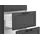 kochstation Winkelküche L-Form 240 cm grau