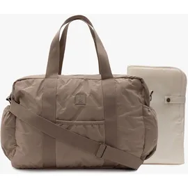 jollein Embossed Lily Wickeltasche Milky Coffee
