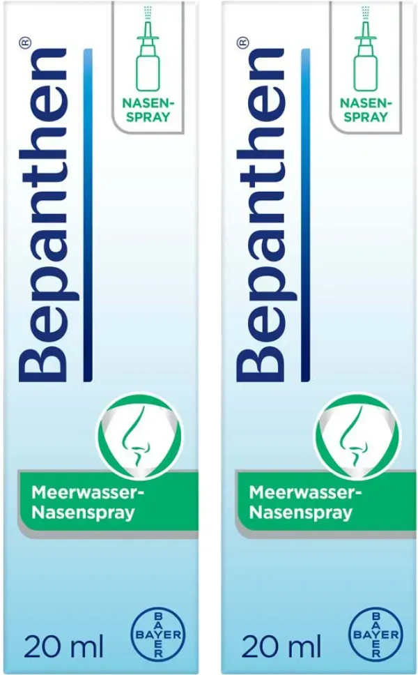 2er Set Bepanthen Meerwasser Nasenspray 20 ml