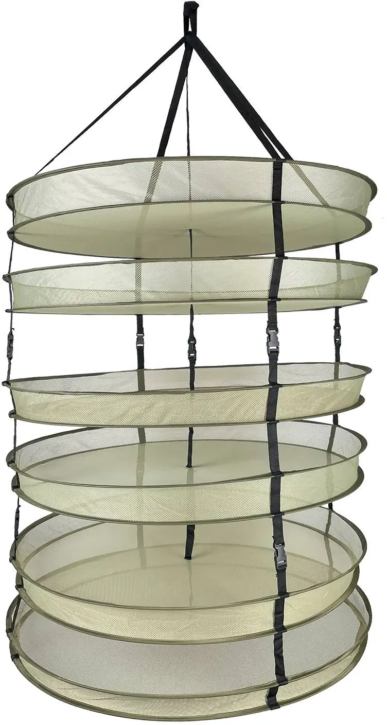 Caluma Trockennetz, Ø 90 cm, 6 Etagen, (clip- & faltbar)